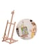 Generic Adjustable Table Top H-Frame Easel Brown