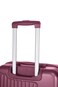 Senator Hard Case Cabin Suitcase Luggage Trolley For Unisex ABS Lightweight Travel Bag with 4 Spinner Wheels KH1075 Maroon
