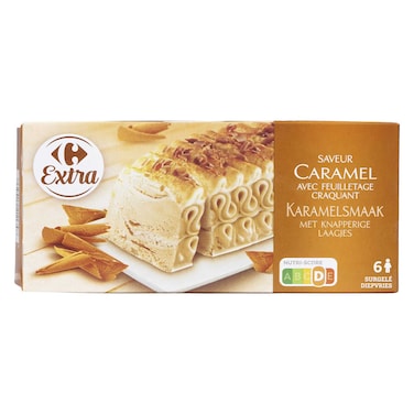 Carrefour  Frozen Caramel Dessert 650Ml