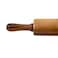 BILLI&reg; Classic Wooden Revolving Rolling Pin 30cm -  Acacia Wood Dough Roller with Handles for Baking Pasta Pizza Fondant Cookie Noodles Bread - ACA-201-12