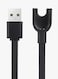 Voberry - USB Charging Cable For Xiaomi Mi Band 3 0.15meter Black
