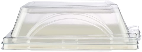 Hotpack 10X10&quot; Bio-Degradable Square Plate With Lid 5 Pieces