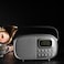 Geepas Rechargeable Radio - FM/AM Radio With 2 Headphone Socket, Enhanced Portable Comfortable Handle &amp; Timer Auto Start, Digital Display, Ideal For Indoor &amp; Outdoor Use