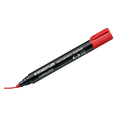 Staedtler Round Tip Permanent Marker Red
