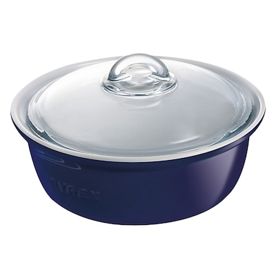 Pyrex Ceramic Casserole Dish With Glass Lid 2L