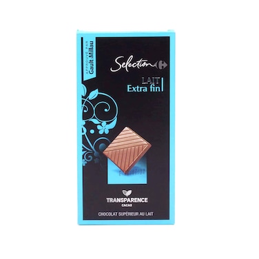 Carrefour Selection Milk Chocolate Bar 100g