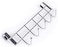 Generic Kitchen Cabinet Door Back Hook Stainless Steel Five Hook