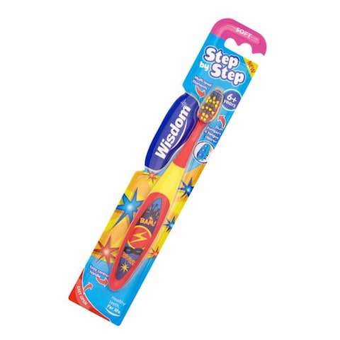 Wisdom Step By Step Soft Toothbrush 6+ Years