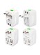 Generic Universal Travel Power Socket Adapter White