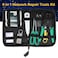 Generic-9 in 1 LAN Network Fix Cable Tester Crimper Plier Hand Tool Kit Cat5 RJ45 RJ11 RJ12 Stripping Make Ethernet Connector Test