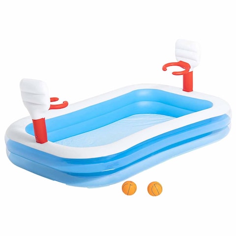 Bestway Basketball Inflatable Swimming Pool - 251 x 168 x 102 Cm