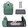 ALISSA-Multifunctional Foldable Mummy Backpacks Portable Travel Bag for Baby (Green)