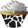 Baby Cow Print - Girl Cupcake Wrappers Cow Print