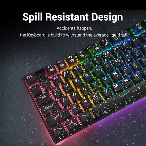 Redragon K552-RGB KUMARA RGB LED Backlit Mechanical Gaming Keyboard (Black)