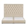 In House Lujin Linen Bed Frame - Queen - 200x160cm - Light Beige