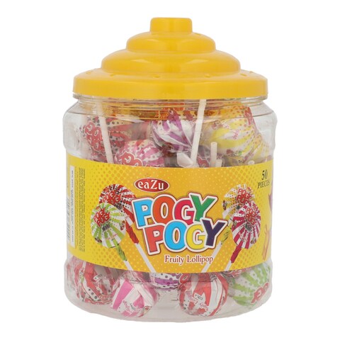 Eazu Pogy Pogy Fruity Lollipop 50 pcs