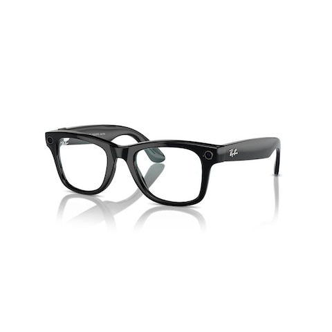 Ray-Ban Meta Wayfarer RW4006 Shiny Black-Clear 50/22/150 Sunglasses