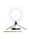 Generic LED Ring Light With Tripod Stand Black
