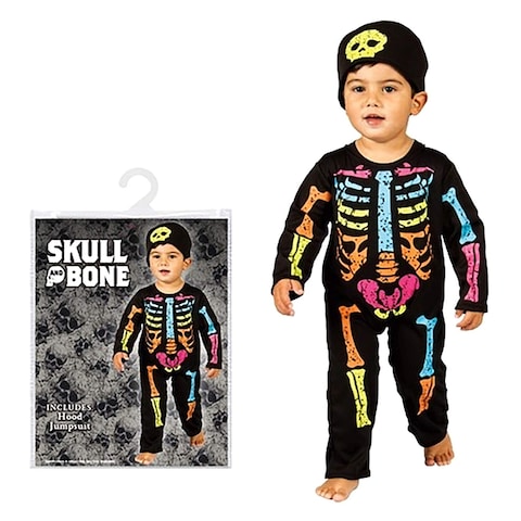 Chamdol Skeleton Costume For Infants Multicolour