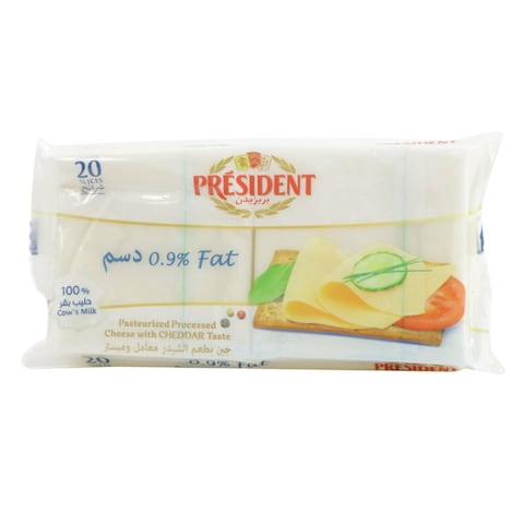 PRESIDENT CHEESE SLICES0% FAT400G