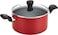 Tefal Super Cook Non-Stick With Thermo-Spot 12 Pcs Cooking Set, Red, Aluminium, B243Sc85