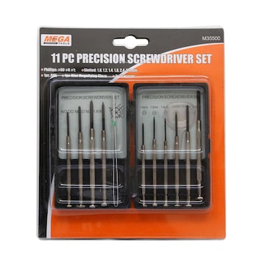 Mega Precision Screwdriver Set 11pcs