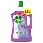 Buy Dettol 3x Power Antibacterial Floor Cleaner Lavender 1.8L in UAE