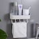 Bathroom Shelf Holders With Hook ; stylish design, multi use - Assorted