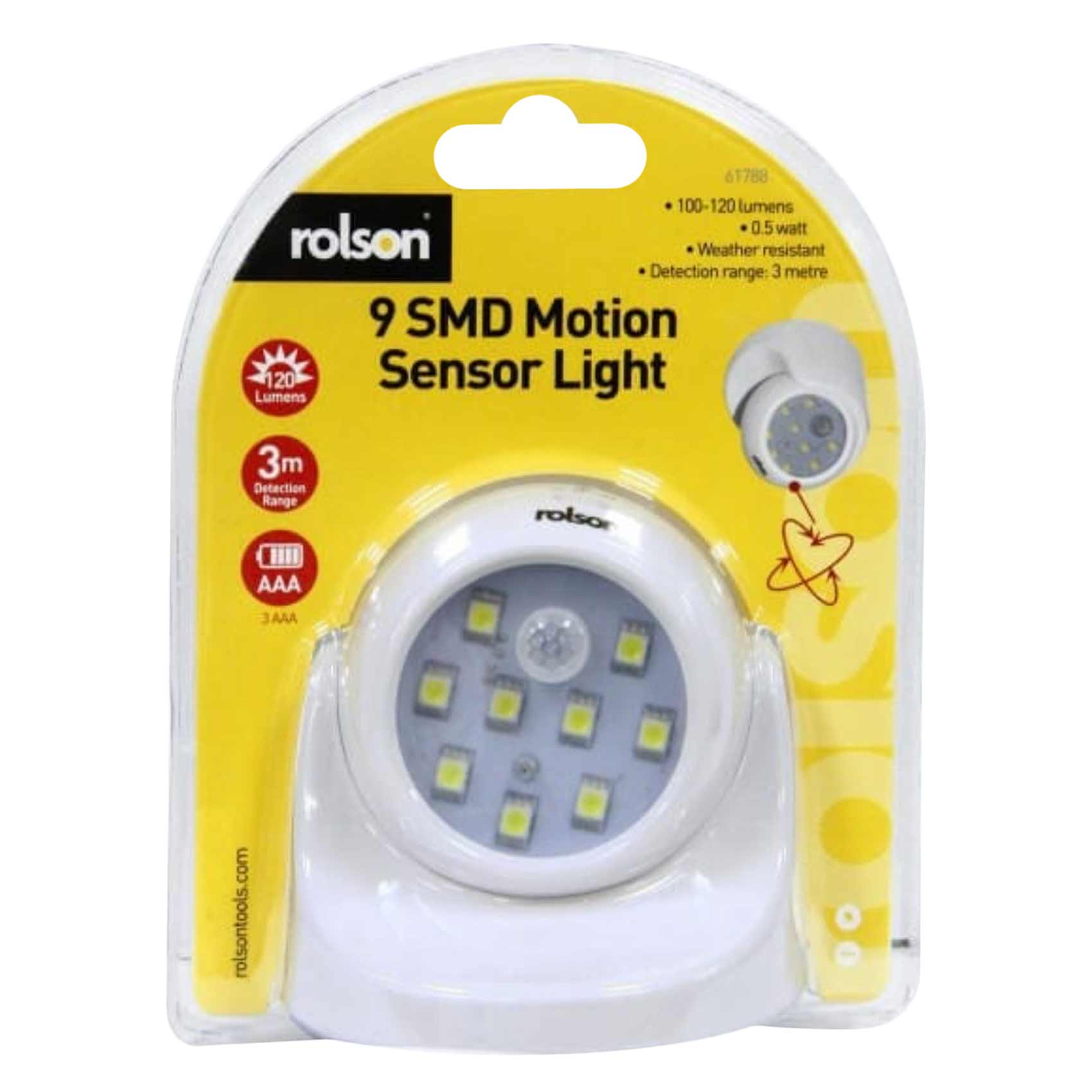 ROLSON WIRELESS MOTION SENSOR LIGHT