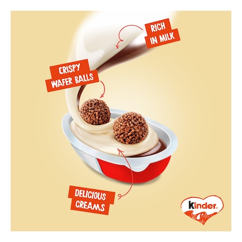 Kinder Joy Boy Cocoa &amp; Milk Cream Eggs 60g