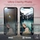 Moxedo Camera Lens Protector, 9H Tempered Glass, Scratch Resistant Aluminum Alloy Frame Camera Cover Screen Protector Compatible for iPhone 12/6.1 inch (EERIE BLACK)
