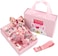 Hair Ties &amp; Kit, 18Pcs Hair for Kids Toddlers Babies Teen Coral Pink