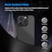 MONOCARBON Real Carbon Fiber case for iPhone 15 PRO cover [MagSafe Compatible] Military Grade - Matte Black