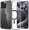 Spigen Ultra Hybrid MagFit designed for iPhone 15 Pro case cover compatible with MagSafe - Graphite