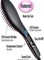 Generic Straightening Hair Comb Brush - Black/Pink