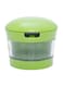 Garlic Press Chopper Set أخضر/فضي/شفاف 24x2x9سنتيمتر