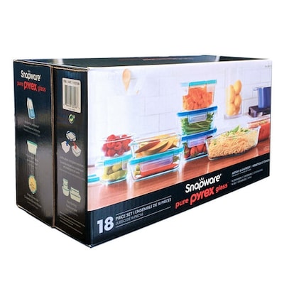 Buy Snapware Pyrex 18-piece Glass Food Storage Set Online