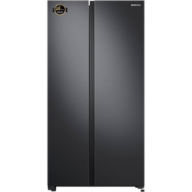 Samsung Side By Side Refrigerator With Digital Inverter Technology Gentle Black Matt 647L Net Capacity RS62R5001B4