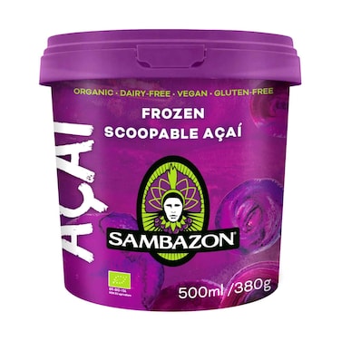 Sambazon - Organic Acai Frozen Scoopable Sorbet 500ml