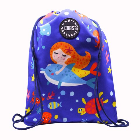 Cubs Girls String Bag - Mermaids and Dolphins