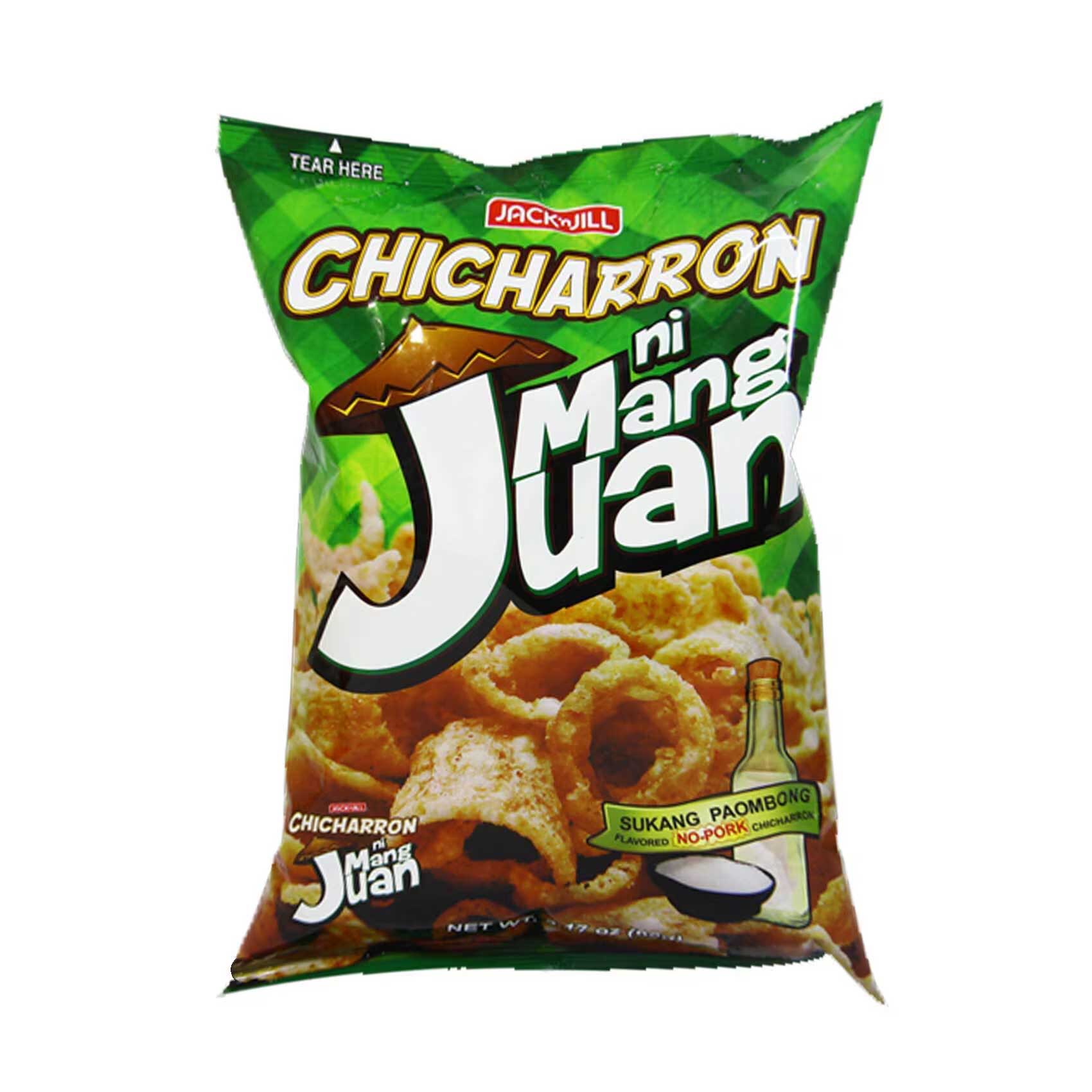 ToももちゃんChicharon Salt & Garlic Jack'n Jill - Chicharron - Ni Mang Juan (Vinegar with Chili