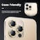 9H Tempered Glass Camera Cover Screen Protector Metal Individual Ring Protector For iPhone 14 Pro Max Gold