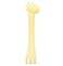 Star Babies Unbreakable Spoon and Fork Baby Feeding Training, Yellow
