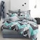GOLDEN HOME  6-Piece Single Size Duvet Cover Set, 1 Duvet Cover + 1 Fitted Sheet + 4 Pillow Cases, Microfibre, Muesli