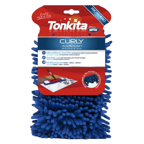 Tonkita Tk790A Curly Flat Mop With Stick