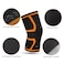 Generic-Anti-fall Thin Kneepad Knee Protector for Fitness Running Cycling Mountaineering Elastic Knee Pads Compression Knee Support