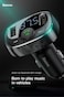 Baseus
Bluetooth 5.0 Adapter For Car Wireless FM Radio Transmitter Handsfree Calling And Audio Receiver MP3 Music Player QC3.0 Type-C PD USB Charger Support USB Drive Black