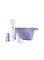 Braun - 2-In-1 FaceSpa Cleansing Brush And Facial Epilator Set White/Purple 23x16x6centimeter