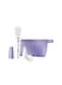 Braun - 2-In-1 FaceSpa Cleansing Brush And Facial Epilator Set White/Purple 23x16x6centimeter