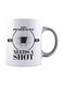 muGGyz Printed Ceramic Coffee Mug White
